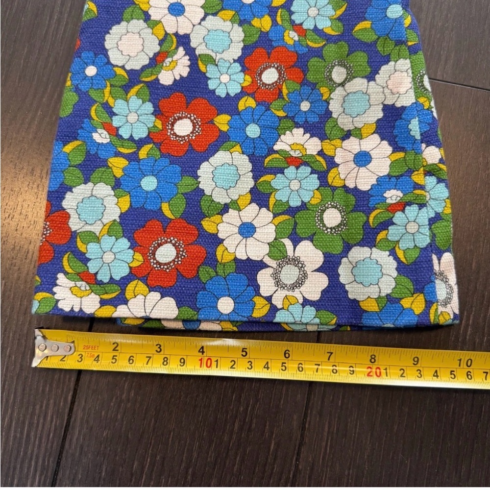 Smythe Floral Bootcut Pants - Blue and White - Picture 8 of 8